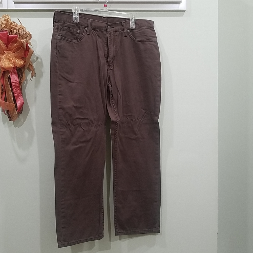 Levi Strauss 514 brown pants 38/30